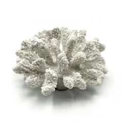 DOWNYPAWS - Décoration en corail en résine pour aquariums de mer argent