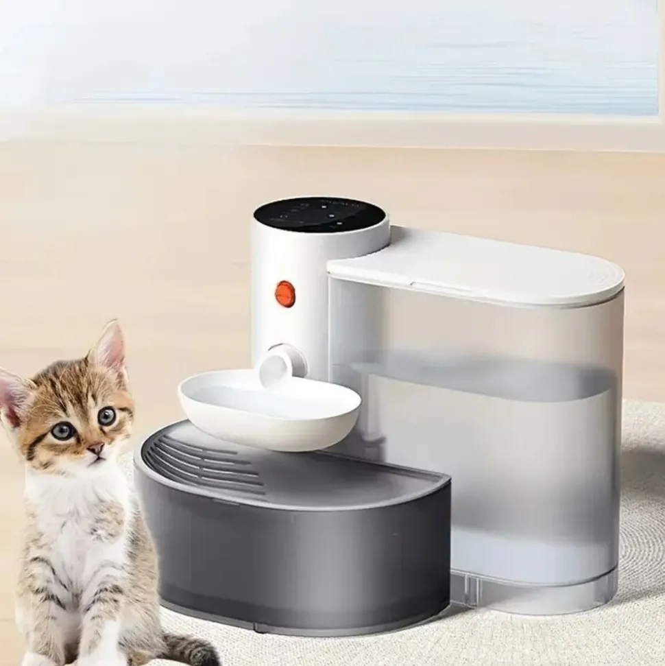 DOWNYPAWS - Fontaine à Eau Intelligente Rechargeable Par USB Pour Chat