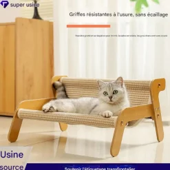 DOWNYPAWS - Griffoir pour chat lit