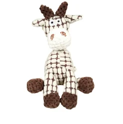 DOWNYPAWS - Jouets pour chiens en forme de crocodile, d'âne, de mouton, de renard, de lapin, d'éléphant, de cochon