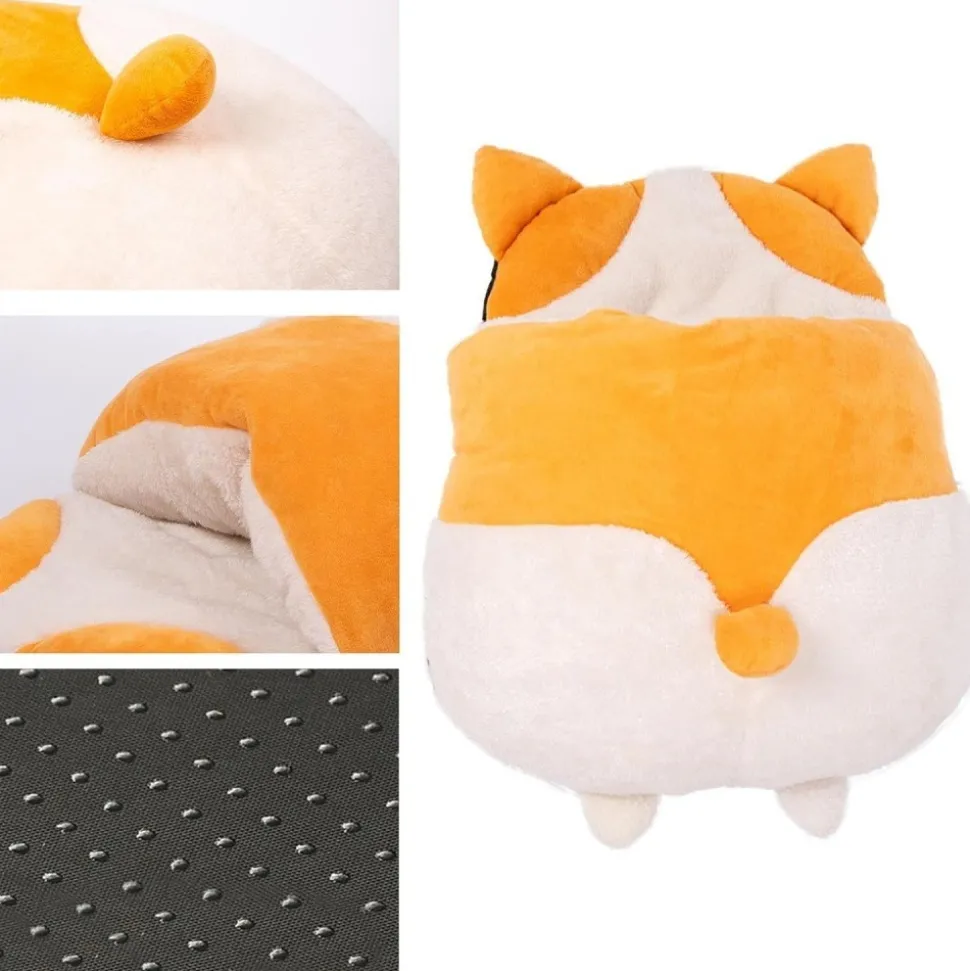 DOWNYPAWS - Lit de chat et de chien style corgi-65*53*12cm