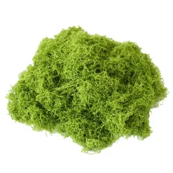 DOWNYPAWS - Mousse artificielle à grains fins pour gazon en pot 50 g vert clair