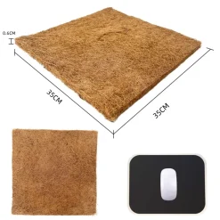 DOWNYPAWS - Tapis en fibre de noix de coco pour nid d'oiseau et animal de compagnie 35*35cm5 pièces