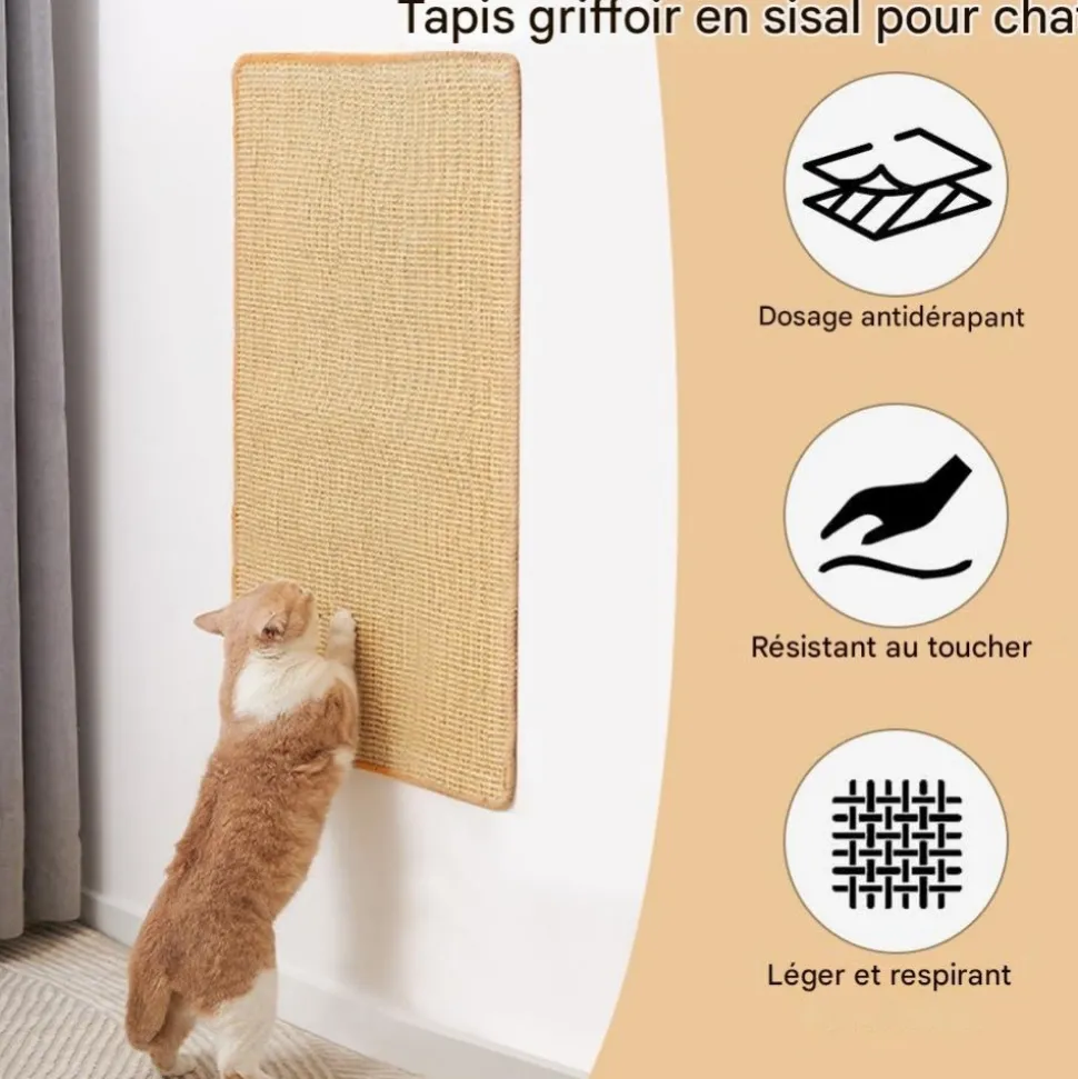 DOWNYPAWS - Tapis griffoir pour chat