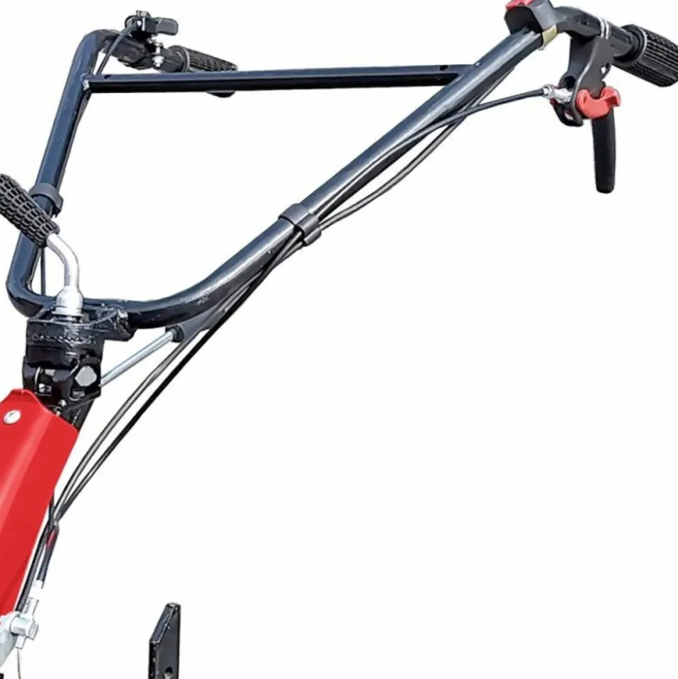 DUNSCH - Motoculteur thermique tracté 212cc travail jusqu'à 102cm 2 vitesses av – 1 ar guidon ajustable lea le42212-97w21