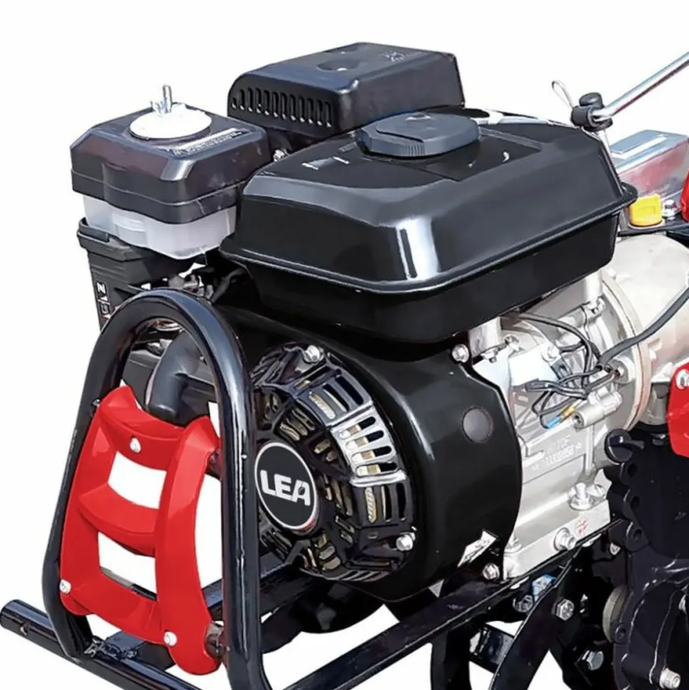 DUNSCH - Motoculteur thermique tracté 212cc travail jusqu'à 102cm 2 vitesses av – 1 ar guidon ajustable lea le42212-97w21
