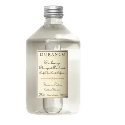 DURANCE - Recharge pour bouquet parfumé Fleur de Coton - flacon de 500 ml