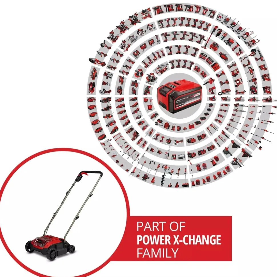 EINHELL - Scarificateur sans fil gc-sc 18/28 ds li - 28 cm -solo sans batterie ni chargeur