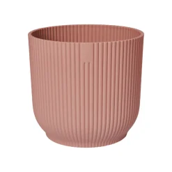 ELHO - Cache-pot "Vibes fold", coloris rose poudré - D.22cm