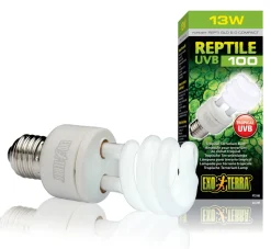 EXO TERRA - Ampoule fluo compact ubv 100 reptiles