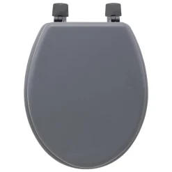 5 FIVE SIMPLY SMART - 5five - abattant wc "colorama" gris en bois laqué