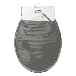5 FIVE SIMPLY SMART - 5five - abattant wc "colorama" gris en bois laqué