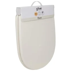 5 FIVE SIMPLY SMART - 5five - abattant wc "duo" ivoire