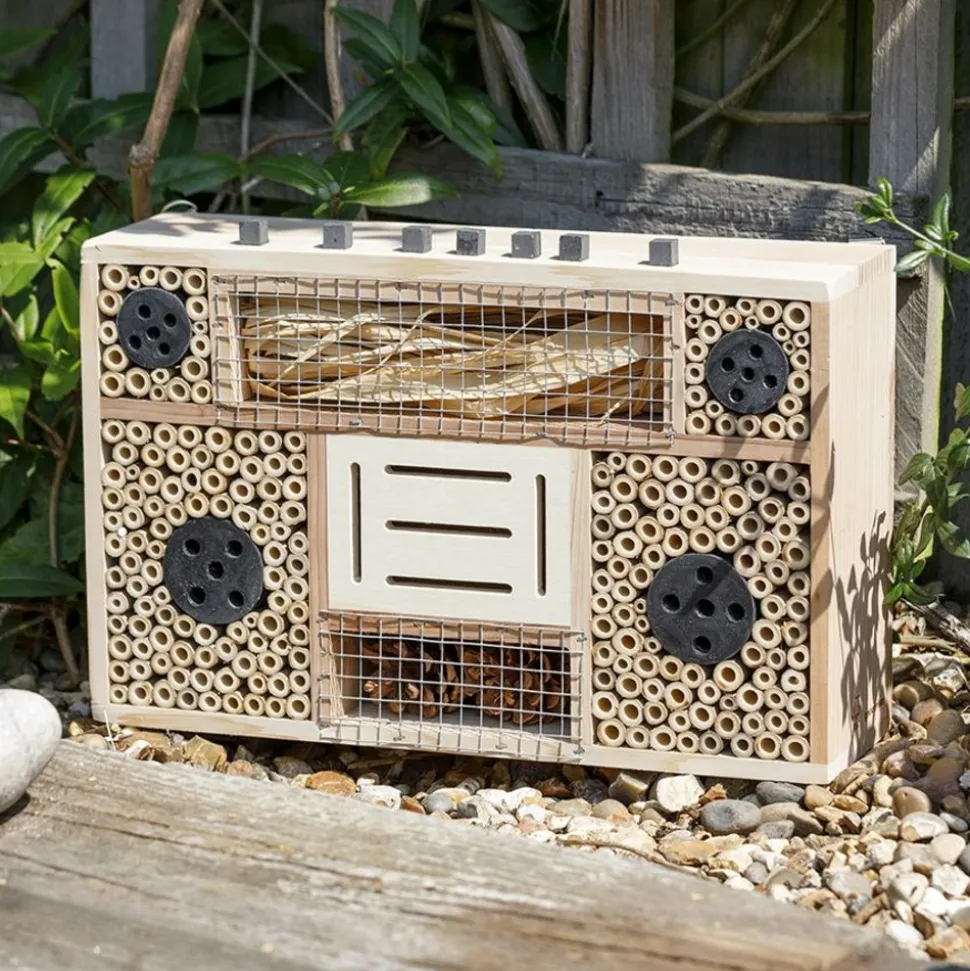GARDENATURE - Hôtel à insectes design boom box