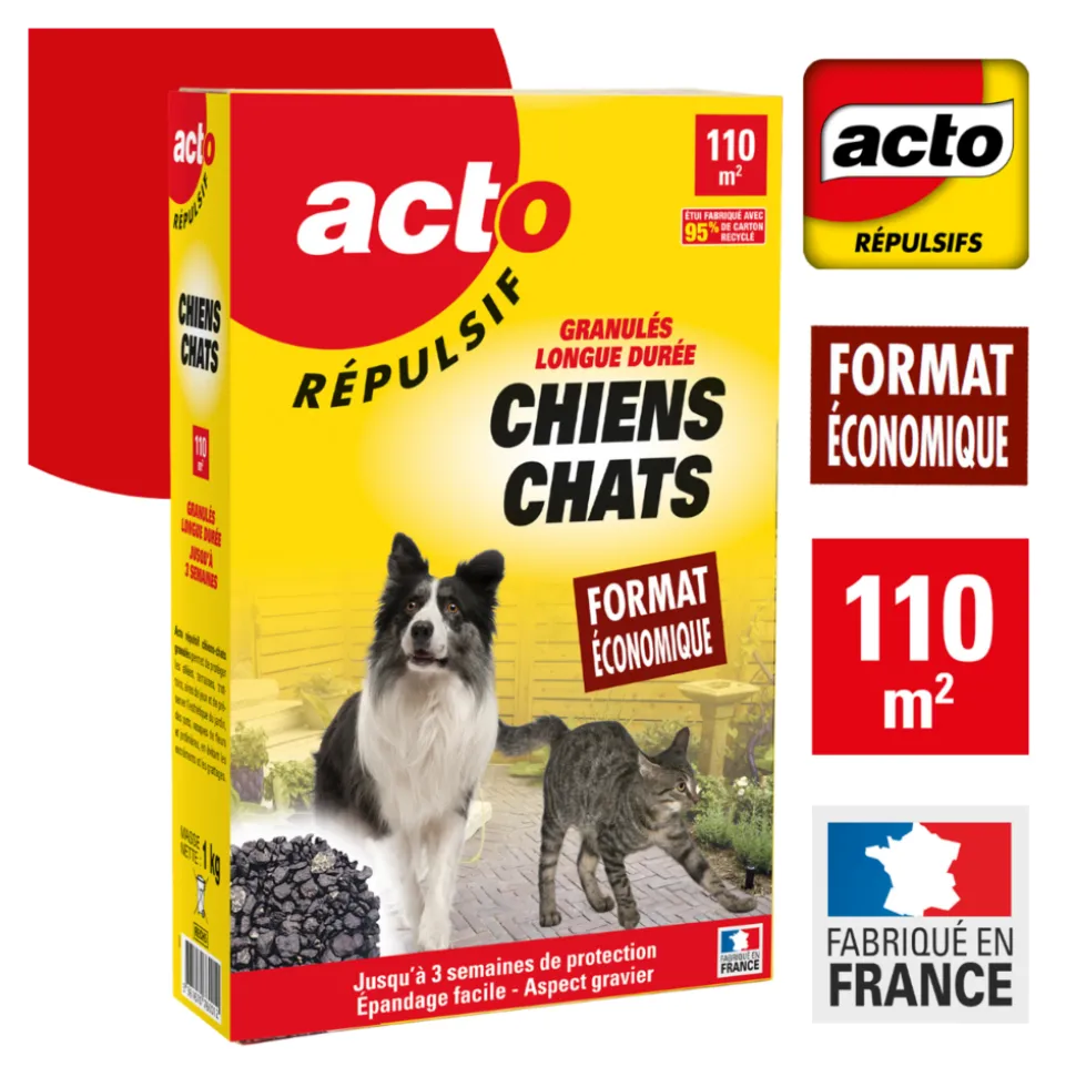 GÉNÉRIQUE - Acto répulsif chien chat 1kg rech5 - acto