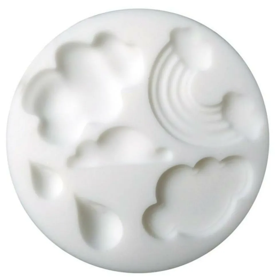 GRAINE CRÉATIVE - Mini moule en silicone pour pâte polymère - nuages