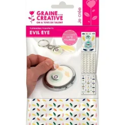 GRAINE CRÉATIVE - 3 transferts pour pâte polymère - 艙il de la providence