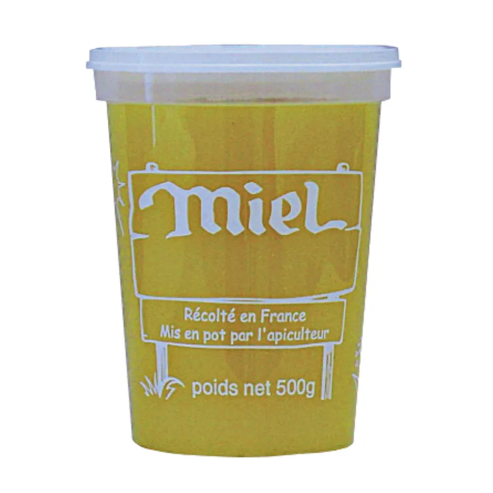 ICKO APICULTURE - 10 Pots plastique pour miel 250g