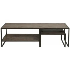 INTERIOR'S - Tables basses gigognes bois marron - manufacture interior's