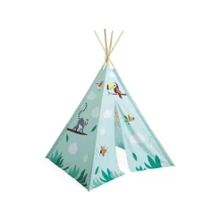 JURATOYS-JANOD - Tipi en tissu et bois tropik pour enfants - cabane de jeu exotique
