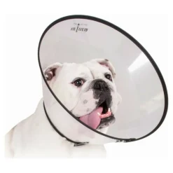 KVP - Collier de protection isabelino pour chiens saf-t-clear transparent (25-38 cm)