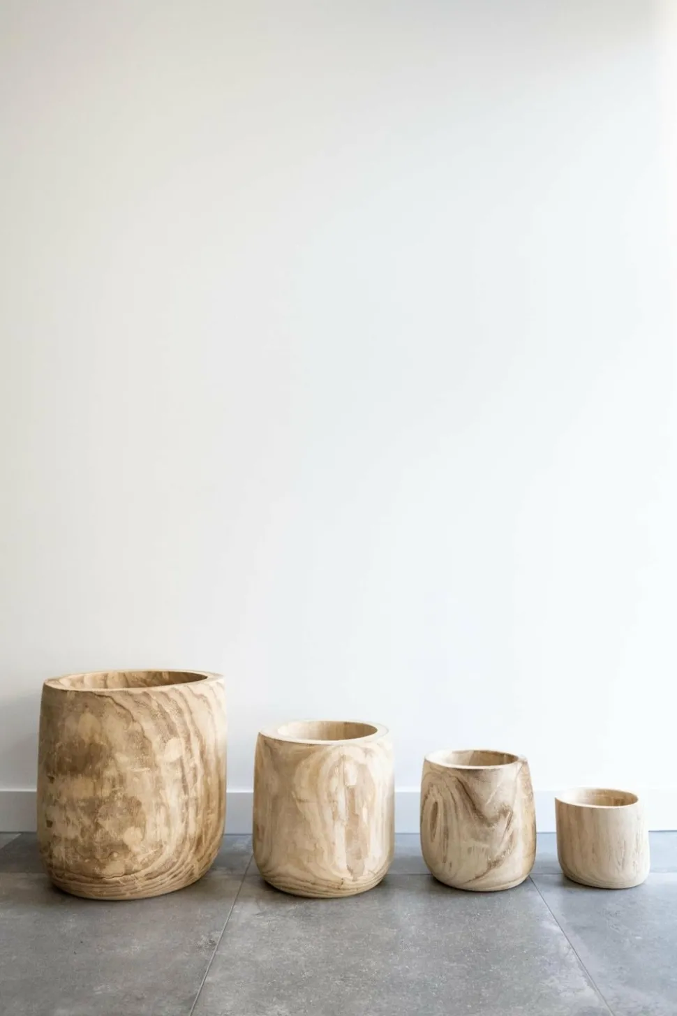 LA GREEN TOUCH - Cache-pot bois 29 cm