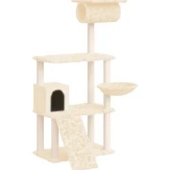 MAISON EXCLUSIVE - Arbre à chat avec griffoirs en sisal crème 180 cm