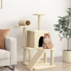 MAISON EXCLUSIVE - Arbre à chat avec griffoirs en sisal crème 110,5 cm