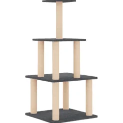 MAISON EXCLUSIVE - Arbre à chat avec griffoirs en sisal crème 108,5 cm