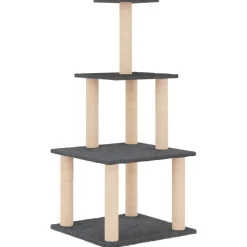MAISON EXCLUSIVE - Arbre à chat avec griffoirs en sisal crème 108,5 cm