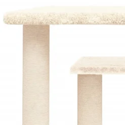 MAISON EXCLUSIVE - Arbres à chat avec plates-formes crème 50 cm