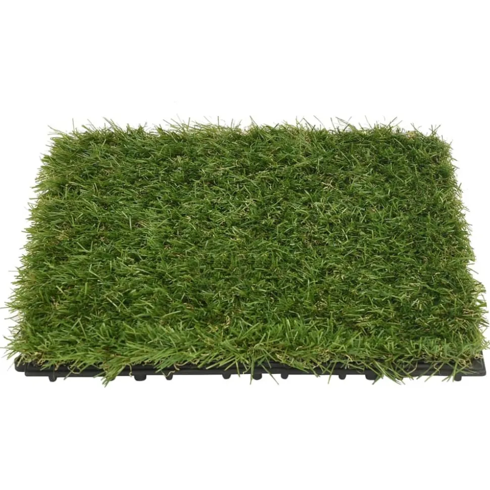 MAISON EXCLUSIVE - Carreaux de gazon artificiel 22 pcs vert 30x30 cm