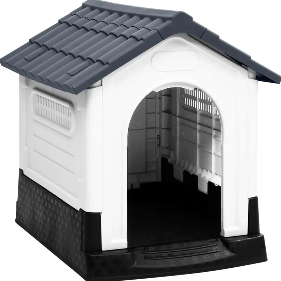 MAISON EXCLUSIVE - Niche pour chien bleu 57x68x66 cm polypropylène