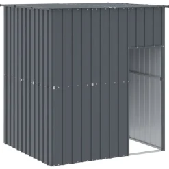 MAISON EXCLUSIVE - Niche pour chien avec toit anthracite acier galvanisé