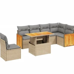 MAISON EXCLUSIVE - Salon de jardin 10 pcs avec coussins aluminium anthracite