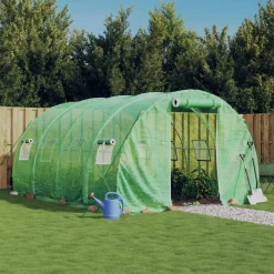 MAISON EXCLUSIVE - Serre avec cadre en acier vert 80 m² 20x4x2 m