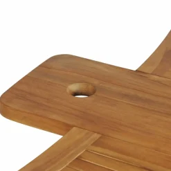 MAISON EXCLUSIVE - Table pliable de bar 155x53x105 cm bois de teck solide