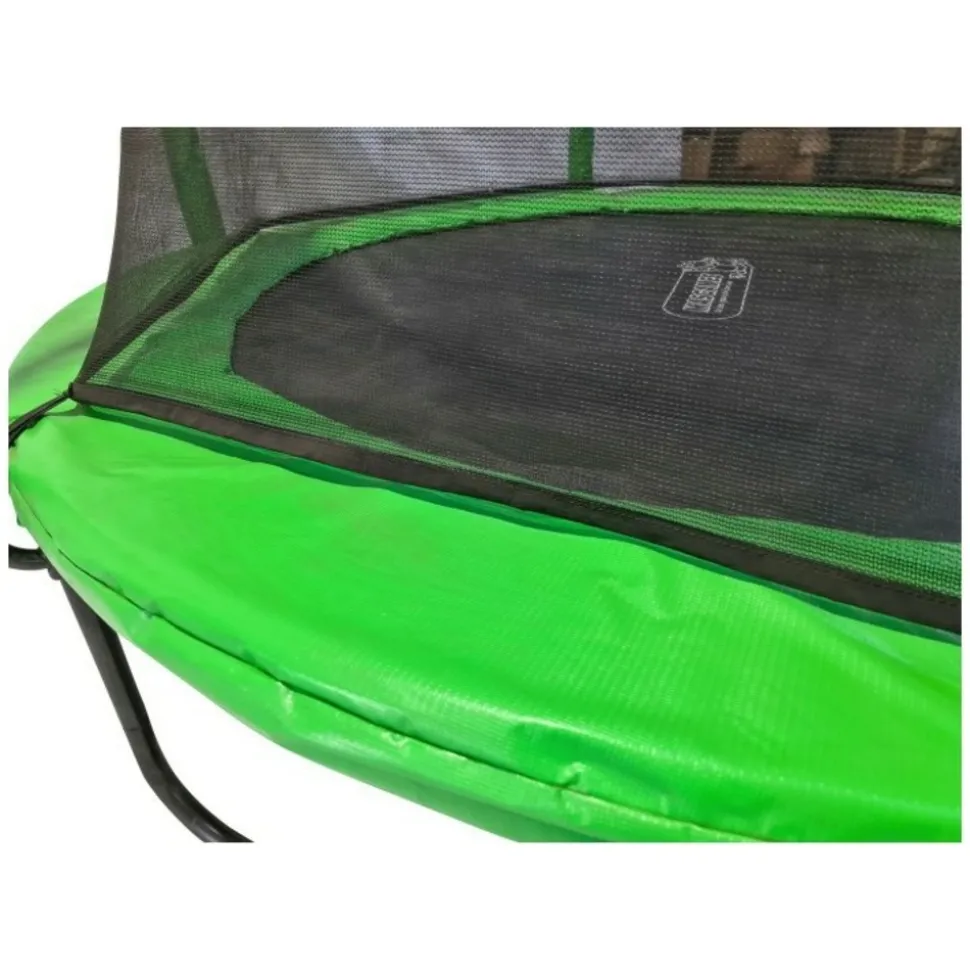 1.- MASGAMES OUTDOOR GAMES - Trampoline masgames premium 244 avec filet de protection, échelle, ancrages et housse de protection