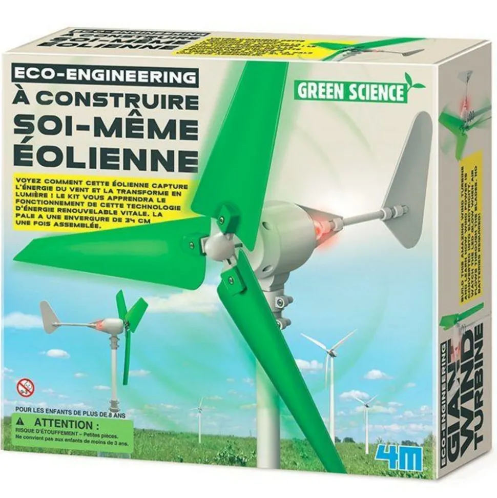 4M - Eolienne à construire soi-même - découverte de la science