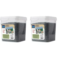 MULTITANKS - Seau de graines de tournesol noir 2 kgs pour oiseau de la nature - lot de 2