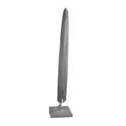 PARIS PRIX - Housse de protection parasol "klas" 225cm gris