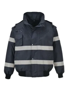 PORTWEST - Blouson bomber iona 4 en 1 couleur : marine taille xxl - portwest