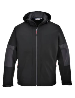 PORTWEST - Softshell avec capuche (3 couches) couleur : noir taille m - portwest