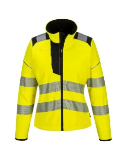 PORTWEST - Softshell pw3 haute visibilité pour femmes couleur : jaune/noir taille l - portwest