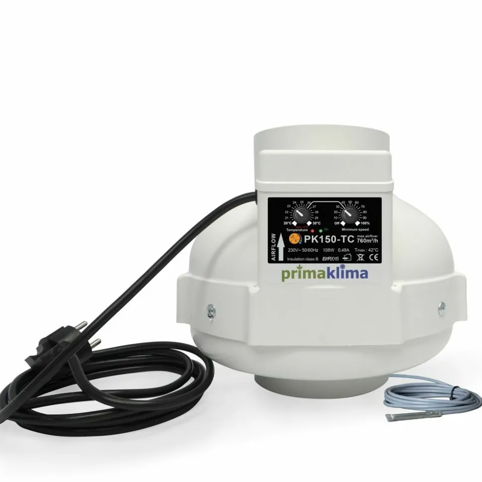 PRIMA KLIMA - Extracteur thermo-contrôlé 760m3/h - ø 150mm