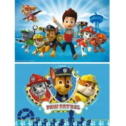 RAVENSBURGER - Puzzle ryder et la pat鈥榩atrouille 2x12 pcs
