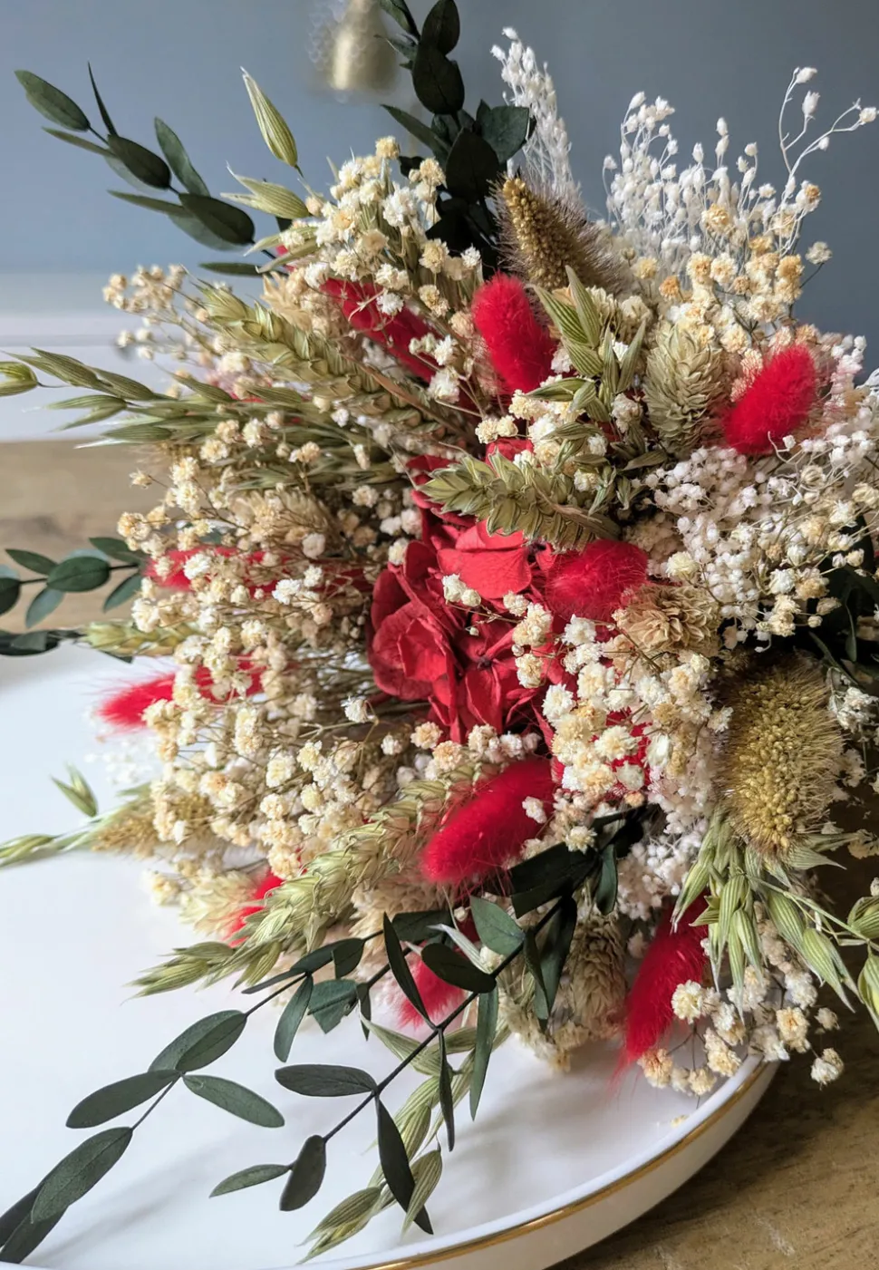 RECONCILIATION VEGETALE - Bouquet de fleurs séchées amour taille s