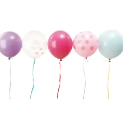 RICO DESIGN - Ballons aux couleurs pastels, H. 30 cm, x 12 pièces