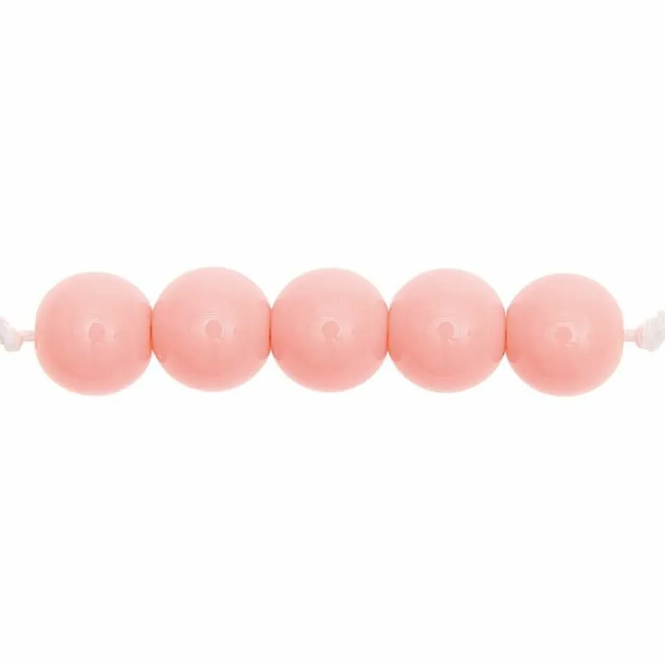 RICO DESIGN - 24 perles rondes 10 mm - abricot