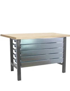 SIMONRACK - Etabli simonwork bt0 1500x600 galva/bois galva/bois 842x1510x610 - simonrack